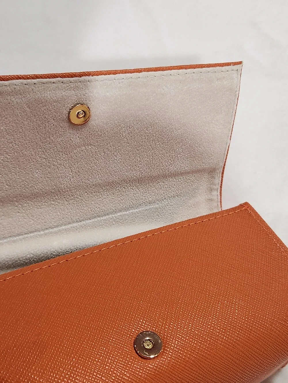 Tory Burch Orange Eye Glasses Case